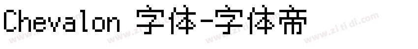 Chevalon 字体字体转换